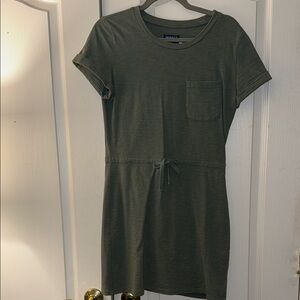 United By Blue Olive Green T-Shirt Dress